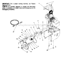 Page B Diagram and Parts List for 31AE600E161 1999 Yard Machines Snow Blower